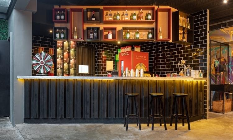 Projeto Bar El Escondite na Zona Sul de Porto Alegre - Angelina Blömker Arquitetura